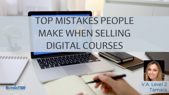 Top mistakes people make when selling digital courses